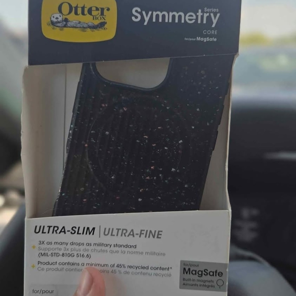 OtterBox Symmetry Series Black Glitter Case